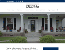 Tablet Screenshot of freemanrecoverycenter.com